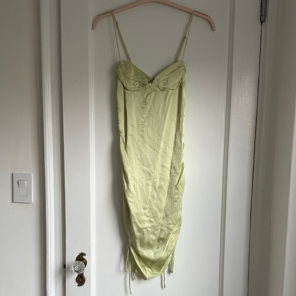 Zara Light Green Mini Dress